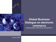 PDF 656KB - Global Business Dialogue on Electronic Commerce