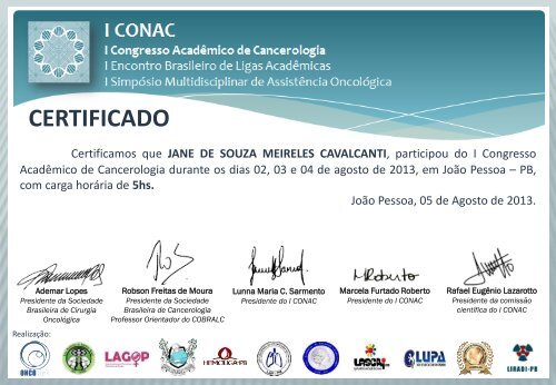 certificado