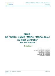 SD / SDIO / eâ€¢MMC / MSPro / MSPro-Duo / xD Host Controller - Arasan