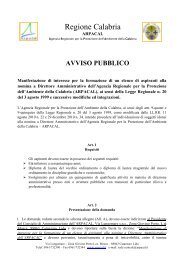 Scarica Avviso Pubblico Direttore Amministrativo - Arpacal