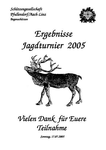 Ergebnisse des Bogen-Jagd-Turniers