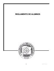 REGLAMENTO DE ALUMNOS - Universidad Regiomontana