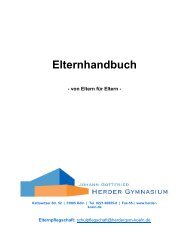 Eltern-Handbuch - Johann-Gottfried-Herder-Gymnasium