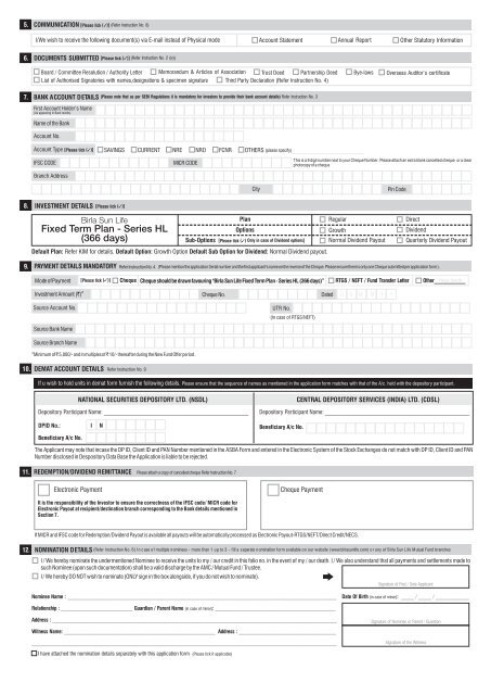 Birla Sun Life Fixed Term Plan - Series HL (366 days) 020813