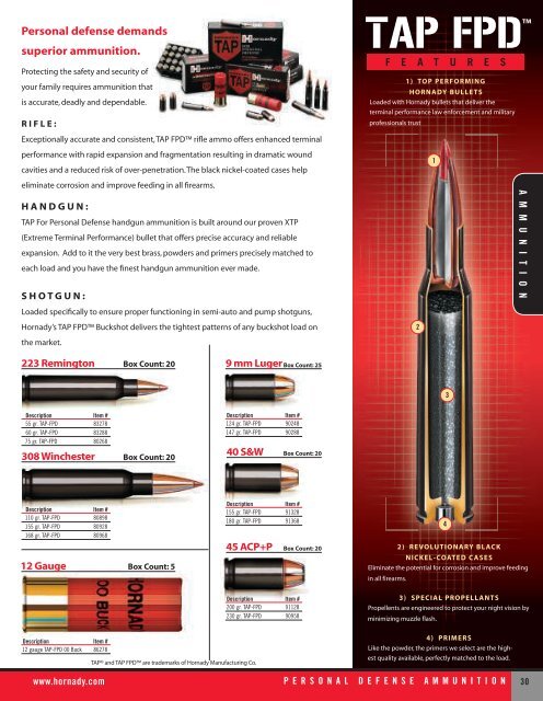 CRITICAL DEFENSE - Hornady