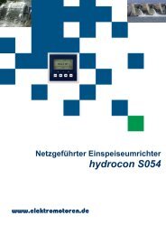 hydrocon S054 - bei Elektromotoren.de