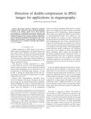 Detection of double-compression in JPEG images for applications in ...