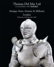 Antique Arms, Armour & Militaria - Thomas Del Mar