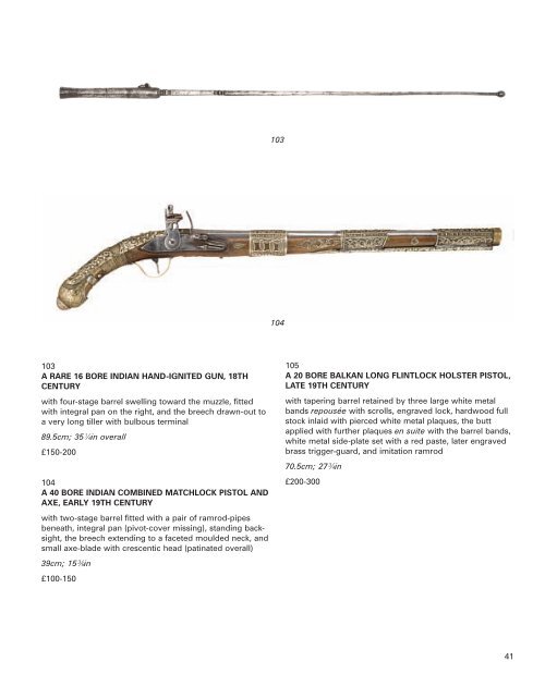 Antique Arms, Armour & Militaria - Thomas Del Mar