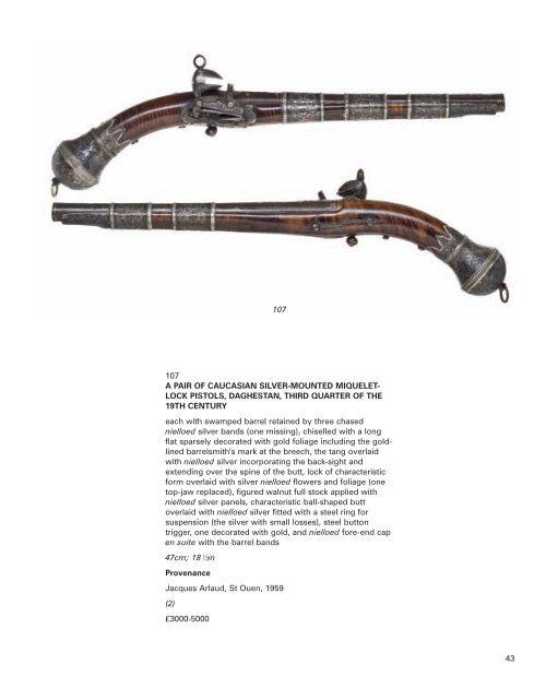 Antique Arms, Armour & Militaria - Thomas Del Mar
