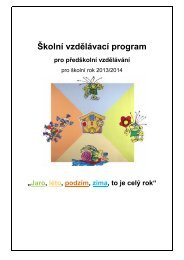 Å kolnÃ­ vzdÄlÃ¡vacÃ­ program - ZÃ¡kladnÃ­ Å¡kola OndÅejov