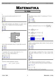 SCIO test z matematiky