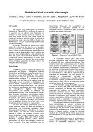 Realidade Virtual no auxÃ­lio a Mastologia - SBIS