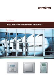 INTELLIGENT SOLUTIONS KNOW NO BOUNDARIES - Merten