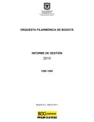 INFORME DE GESTION OFB 2010.pdf - Orquesta Filarmónica de ...