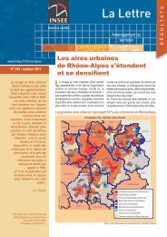 Les aires urbaines de RhÃ´ne-Alpes s'Ã©tendent et se densifient - Insee