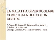 malattia diverticolare complicata del colon destro. - SocietÃ  ...