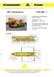 WWW Datenblatt 1400 - Kronschnabel & Franke