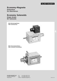 Economy-Magnete Economy Solenoids - Isliker Magnete AG