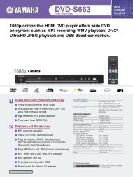 DVD-S663 - Sound Group Holdings