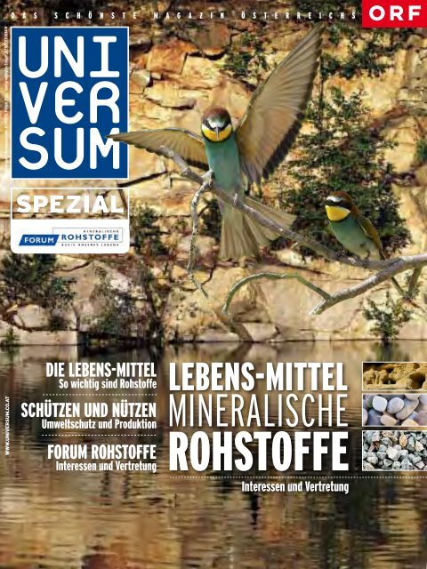 UNIVERSUM spezial (3.996 KB pdf) - Fachverband der Stein- und ...