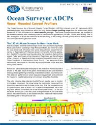 Ocean Surveyor ADCPs - RD Instruments