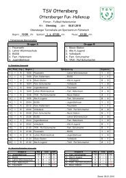 Ergebnisse - TSV Ottersberg - Abteilung FuÃball - e. V.