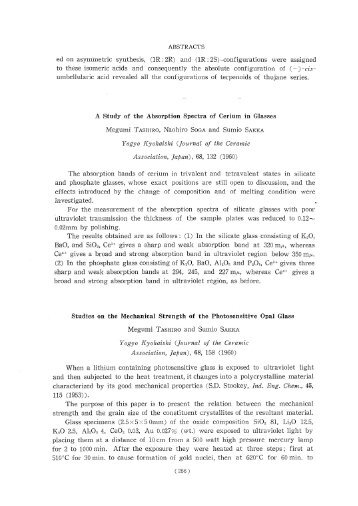 Studies on the Mechanical Strength of the Photosensitive Opal Glass