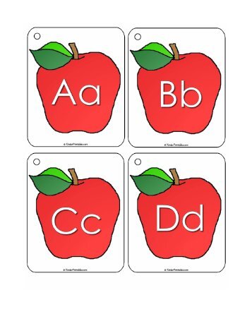 Apple Alphabet - c - Kinder Printables