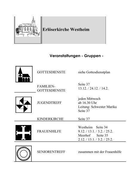 GEMEINDEBRIEF - Evangelische Kirchengemeinde Marsberg