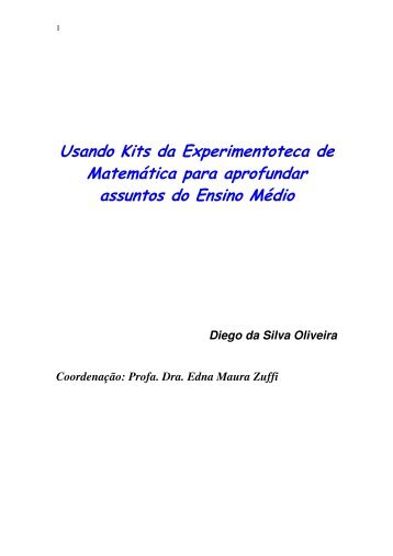 Usando Kits da Experimentoteca de MatemÃ¡tica para ... - CDCC - USP