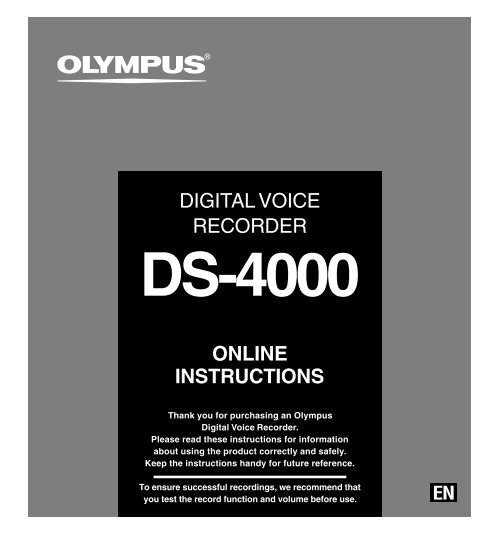 Olympus DS-4000 Manual - Image Management