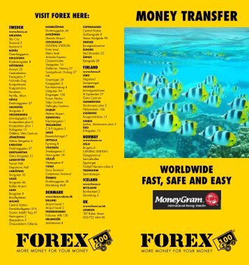 MONEY TRANSFER WORldWidE FAST, SAFE ANd EASY ... - Forex