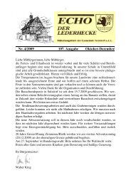 Nr. 4/2009 107. Ausgabe Oktober-Dezember - Sulzdorf an der ...