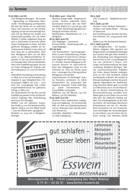 CDU Intern Ausgabe Februar 2013 - CDU Kreisverband Ludwigsburg