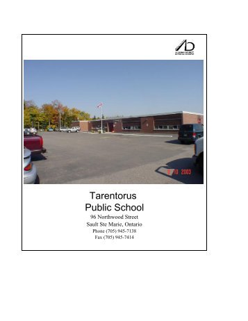 tarentorus title - Algoma District School Board