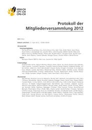 Protokoll der Mitgliederversammlung 2012 - Herdenschutz