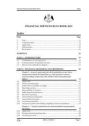 Financial Services Rule Book - Financial Supervision Commission