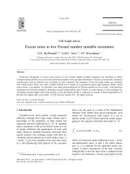 Excess noise in low Fresnel number unstable resonators H m