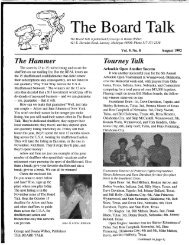 Board Talk August 1992 - eShuffleboard.com