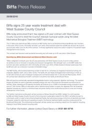 30 Jun 2010 - Biffa signs 25 year waste treatment deal with West ...