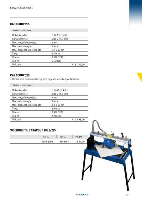 16MB PDF - Carat Tools