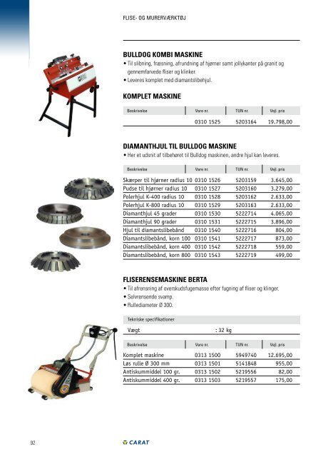 16MB PDF - Carat Tools