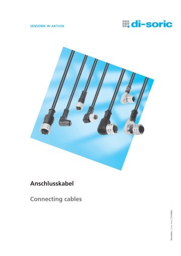 Anschlusskabel Connecting cables - TR Electronic
