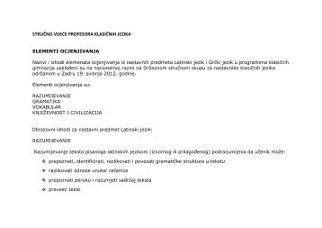 Plan aktivnosti i sadraj