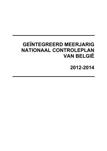 MANCP van BelgiÃ« (2012-2014) - Favv