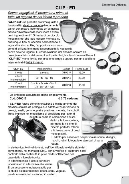 Lente monocolo fissaggio occhiali orologiaio Eye Glass Spectacles