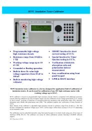 M191 Insulation Tester Calibrator - meatest.cz