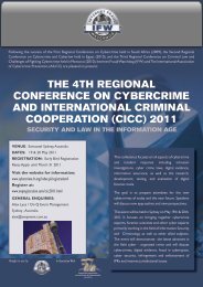 THE 4TH REgional ConfEREnCE on CybERCRimE and ...