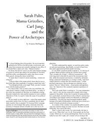 Sarah Palin, Mama Grizzlies, Carl Jung, and the - C.G. Jung Society ...